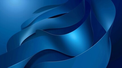 Geometric Blue Background for Design and Presentation Generative AI