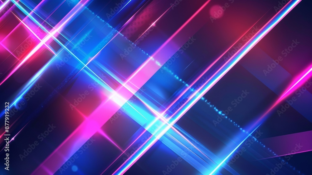 Poster vibrant futuristic digital background for business and ai technologies generative ai