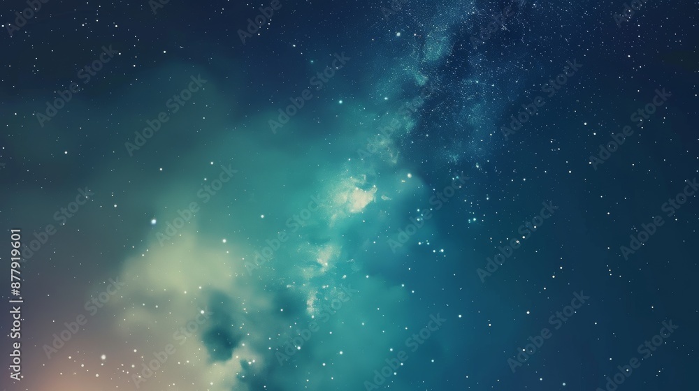 Poster celestial dreamscape for space enthusiasts generative ai