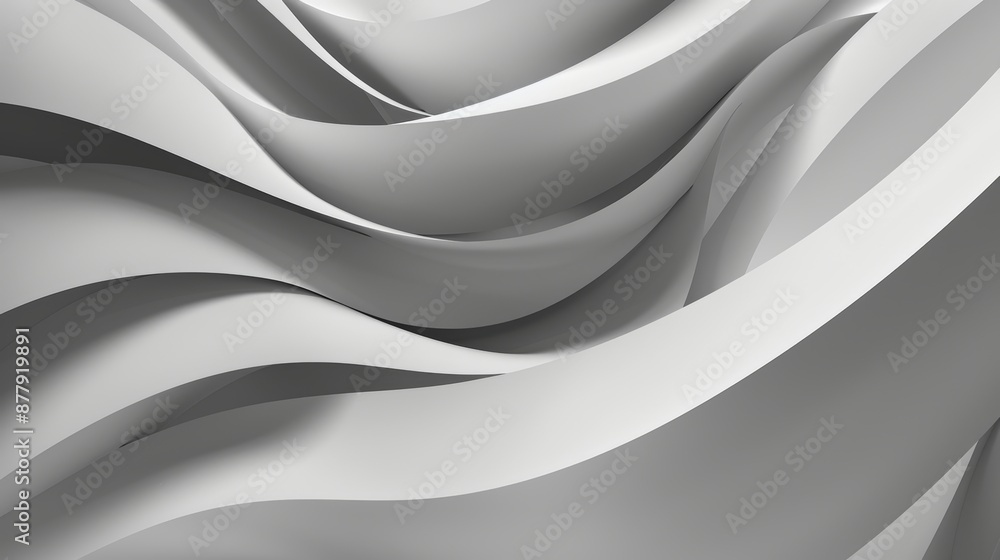 Poster modern geometric background for brochure or website generative ai
