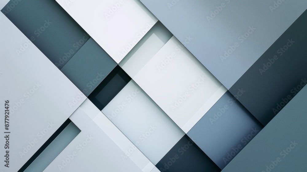 Aufkleber modern geometric design for tech and business generative ai