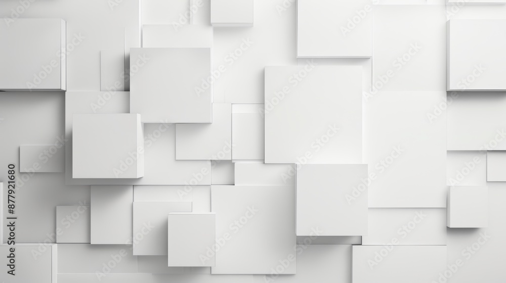 Aufkleber modern geometric background for presentations generative ai