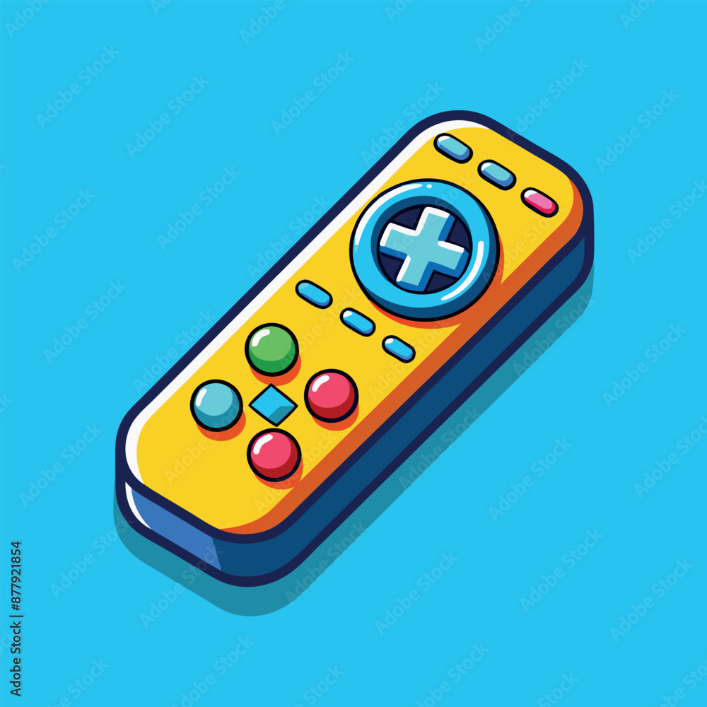 Poster a vector remote control