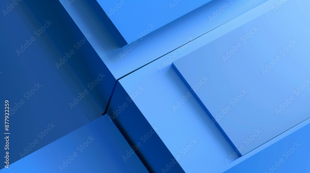 Poster vibrant blue abstract background for web design generative ai