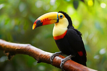 Fototapeta premium toucan on a branch
