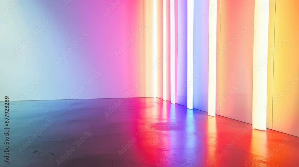 Poster vibrant studio background for creative projects generative ai