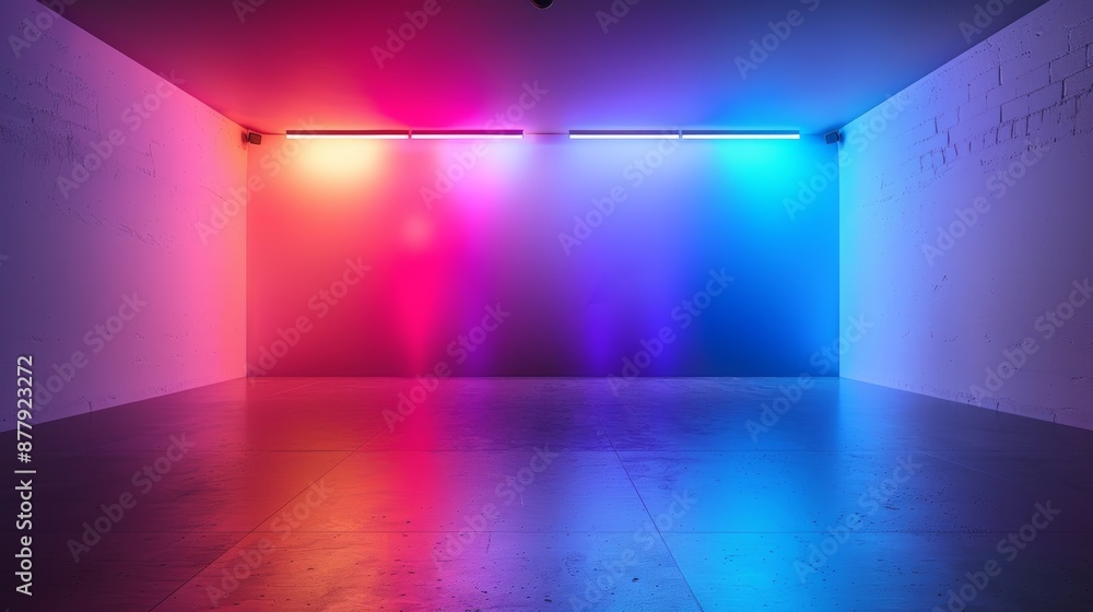 Poster vibrant studio background for creative projects generative ai