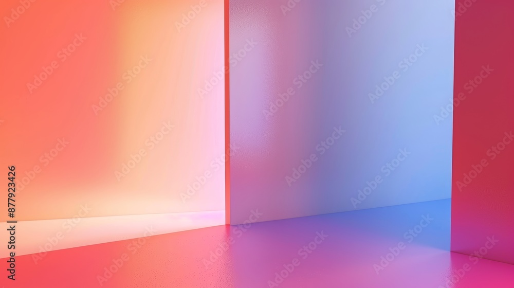 Poster stylish gradient wallpaper for desktop or presentation generative ai