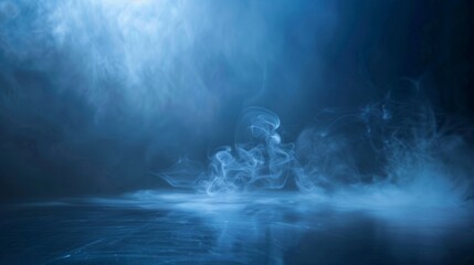 Mysterious Foggy Atmosphere for Product Showcase Generative AI