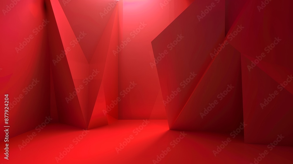 Poster vibrant geometric background for certificates and presentations generative ai