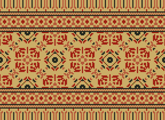 Tribal striped seamless pattern. Aztec geometric black-white background. Can be used in fabric design for clothes, accessories, decorative paper, wrapping,