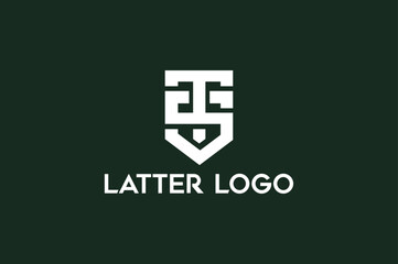 Creative Latter, monogram, business, company , T S logo design	