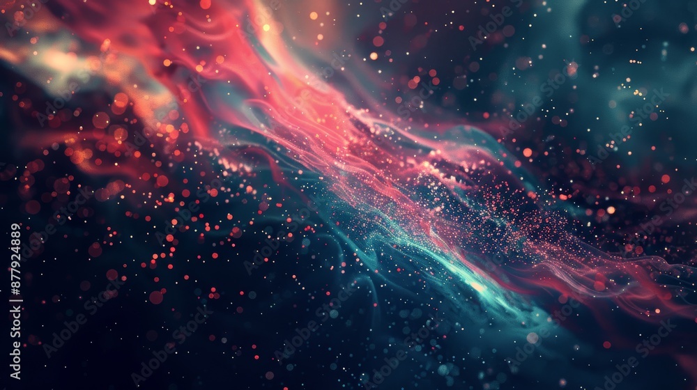 Poster cosmic dreamscape for tech and space enthusiasts generative ai
