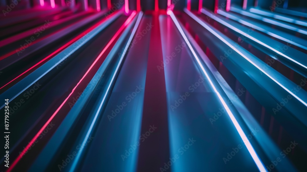 Poster vibrant diagonal light rays background for modern designs generative ai