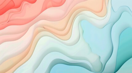 Vibrant Pastel Background for Modern Presentations Generative AI