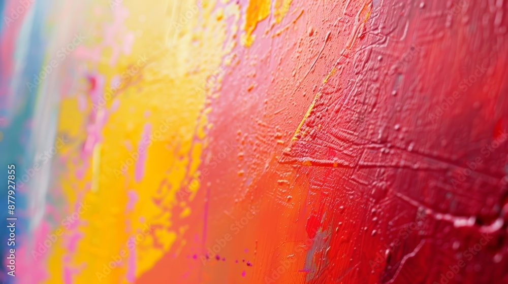 Aufkleber vibrant abstract background for business presentations generative ai
