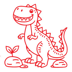 Black and white vector illustration for coloring books. Coloring book for children