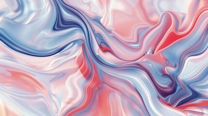 Dreamy Pastel Waves for Presentation Backgrounds Generative AI