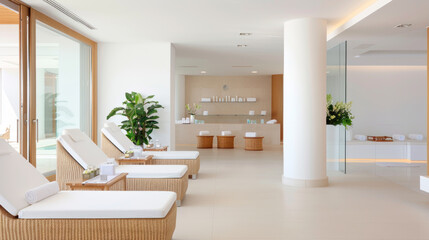 Natural ornament spa facility accommodation for comfort in lifestyle hotel