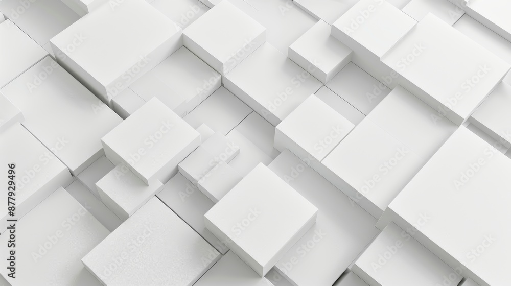Aufkleber modern geometric background for tech presentations generative ai