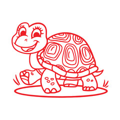 Black and white vector illustration for coloring books. Coloring book for children