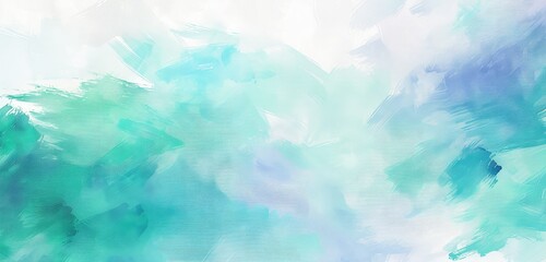 Abstract Blue and Green Watercolor Texture