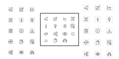 Software Icons set for Mobile and computer