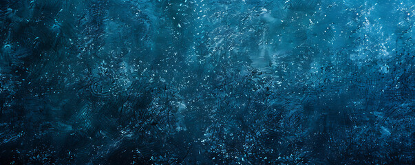 A dark blue and black abstract background with a grainy texture resembling outer space This moody and atmospheric design is perfect for creating posters wallpapers