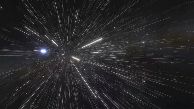 Travelling through stars at Warp Speed. Hyperspace jumping.