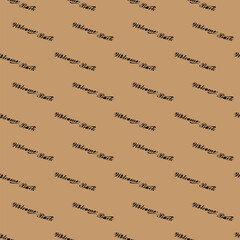 Seamless pattern created by alphabets set in background