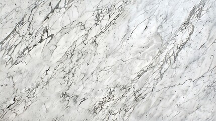Elegant White Marble with Subtle Gray Streaks and Organic Patterns