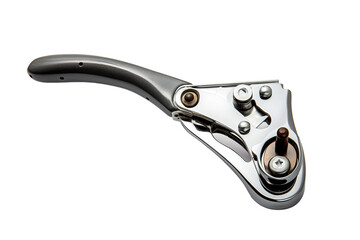 Obraz premium Industrial Brake Pad With Rust-Colored Friction Material on a White or Clear Surface PNG Transparent Background