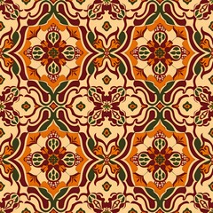 Traditional Moroccan tilework designs and patterns for fashion inspired by tiles