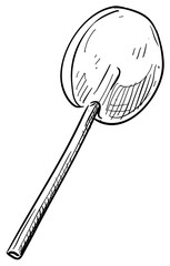 lollipop handdrawn illustration
