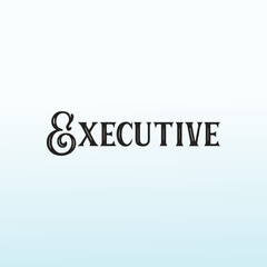 Letter mark Executive vector logo design