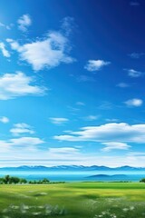 Obraz premium an ai generated image, Peaceful natural scenery, beautiful natural