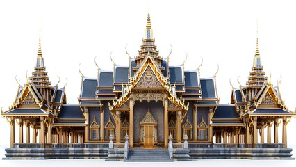 Fototapeta premium abstract pearly gate isolate on white background