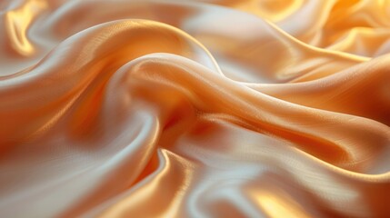 Fototapeta premium Soft Orange Fabric Texture