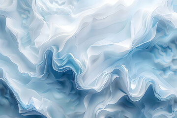 Obraz premium Abstract Blue and White Fabric Texture Background