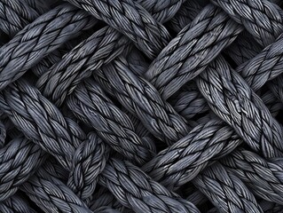 Abstract Illustration of Intertwined Ropes