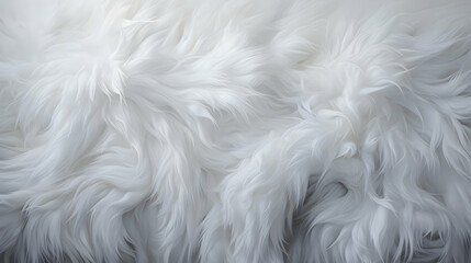 Obraz premium Abstract White Fur Background