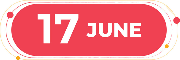 17 June Calender reminder