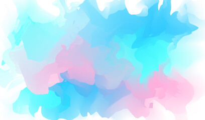 Abstract gradient colorful watercolor paint background