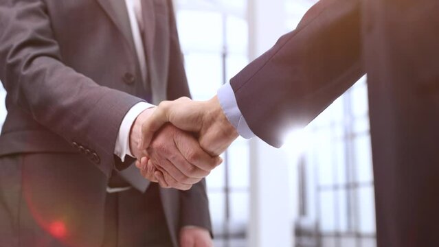 Handshake, agreement after the transaction