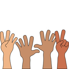 International Youth Day Hand Expression