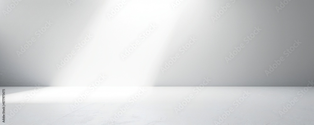 Wall mural plain white simple interior architecture background generative ai