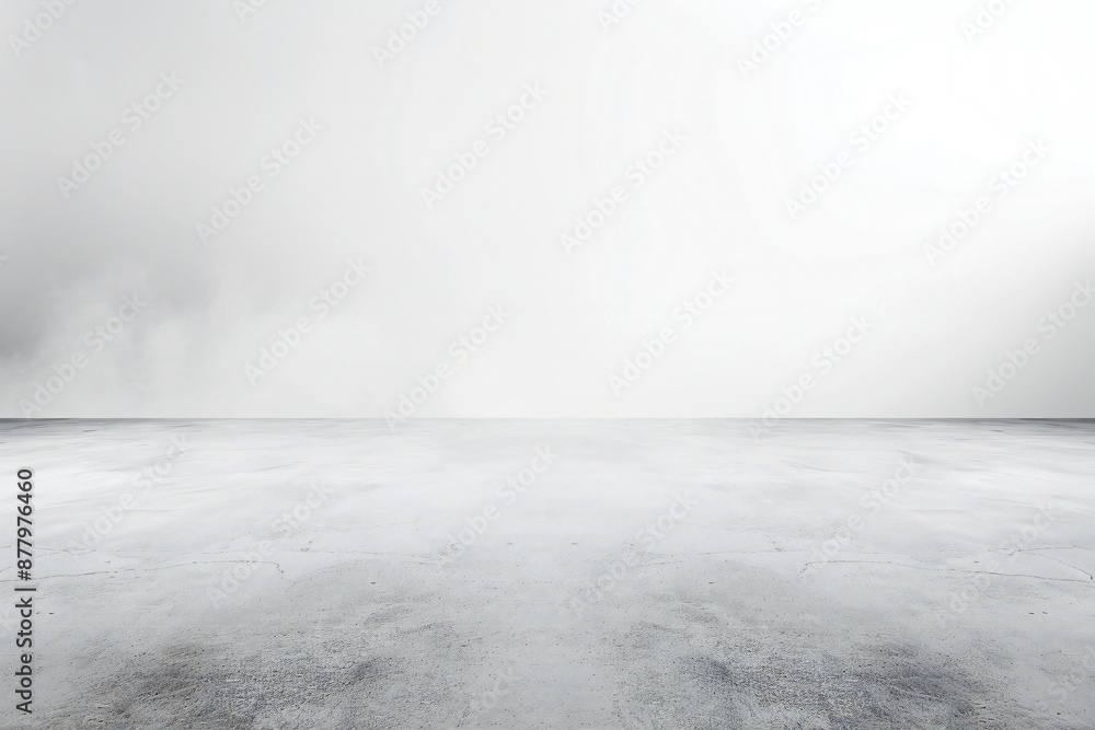 Wall mural plain white simple interior architecture background generative ai