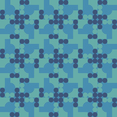 Beautiful of Colorful Circle, Repeated, Abstract, Illustrator Pattern Wallpaper. Image for Printing on Paper, Wallpaper or Background, Covers, Fabrics