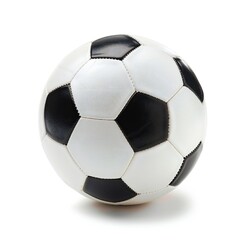 Soccer ball isolated on white background Generative Ai