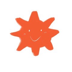 太陽のキャラクターイラスト